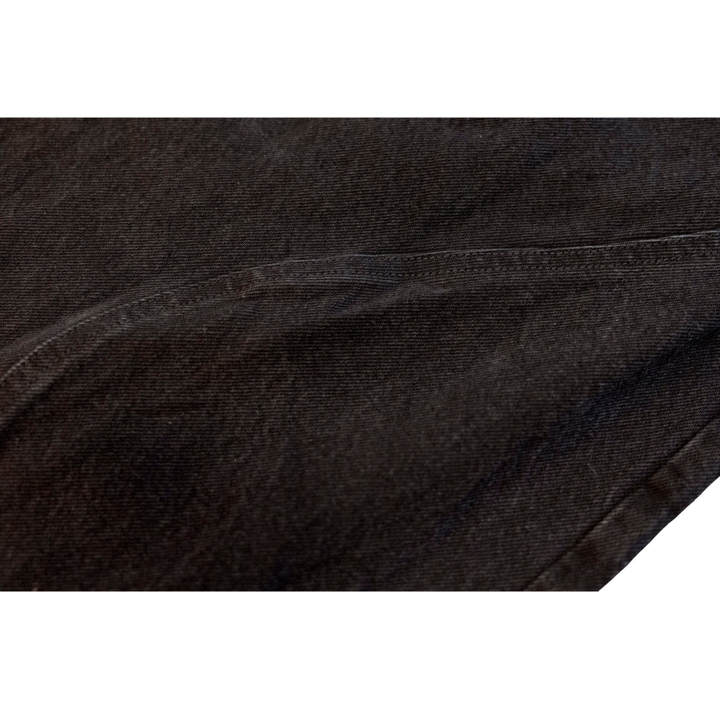 Black Denim Wide Leg Pant