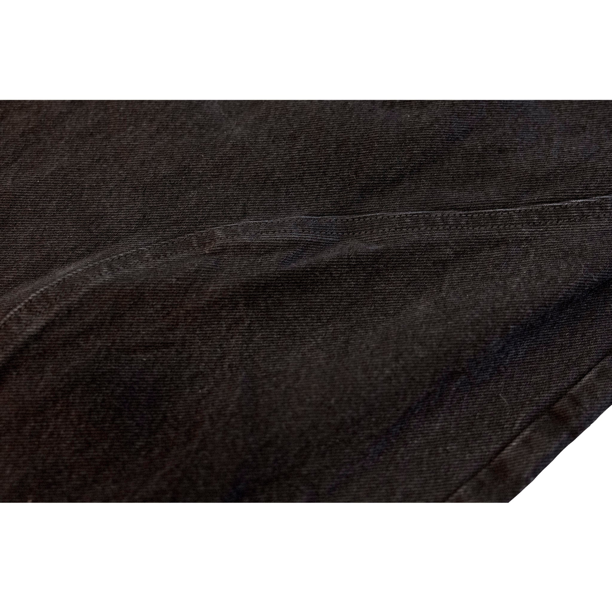 Black Denim Wide Leg Pant