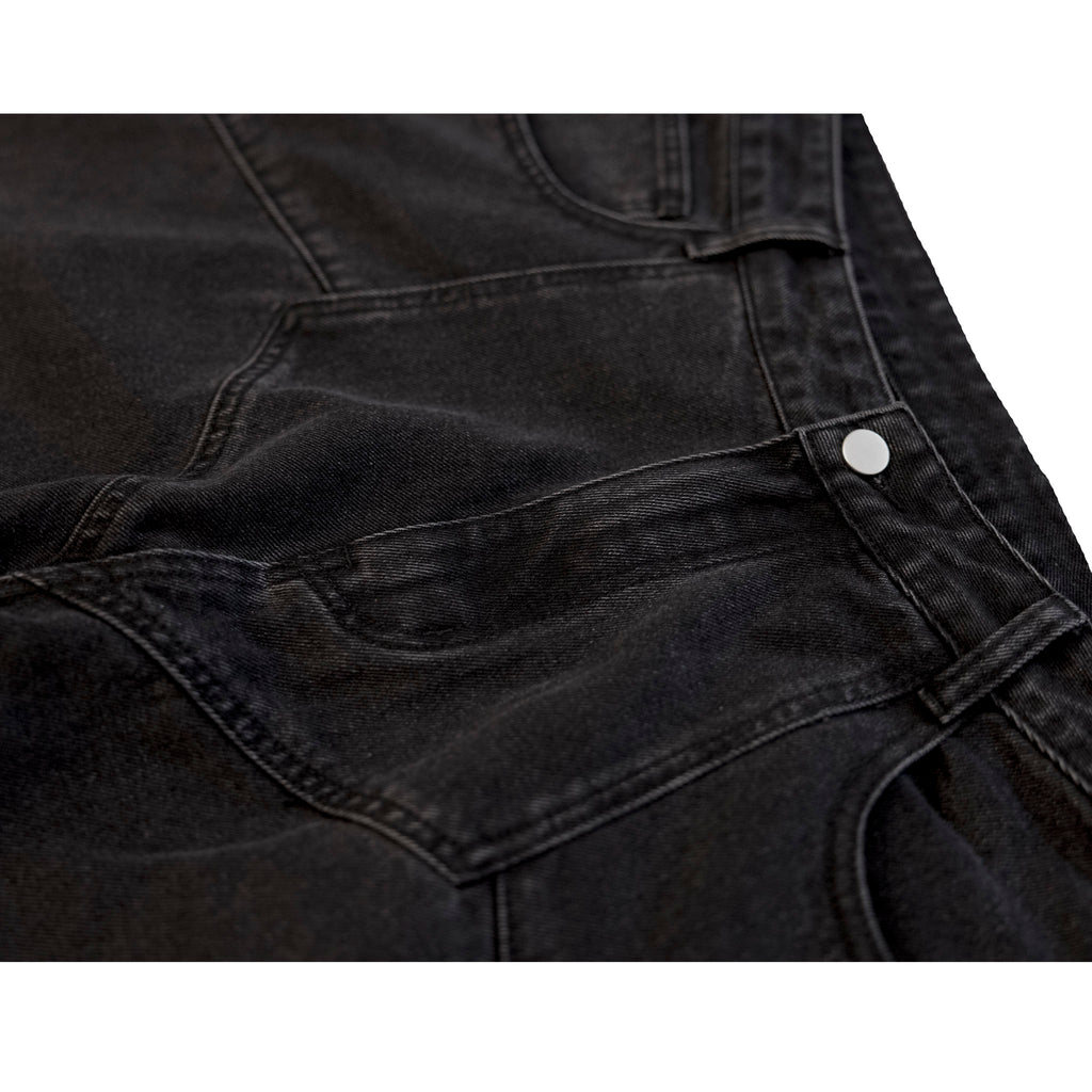 Black Double Cargo Pants