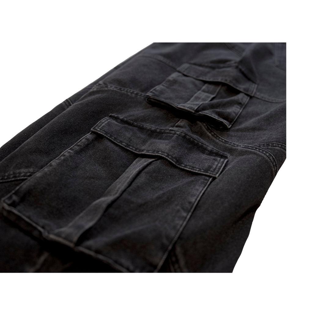 Black Double Cargo Pants