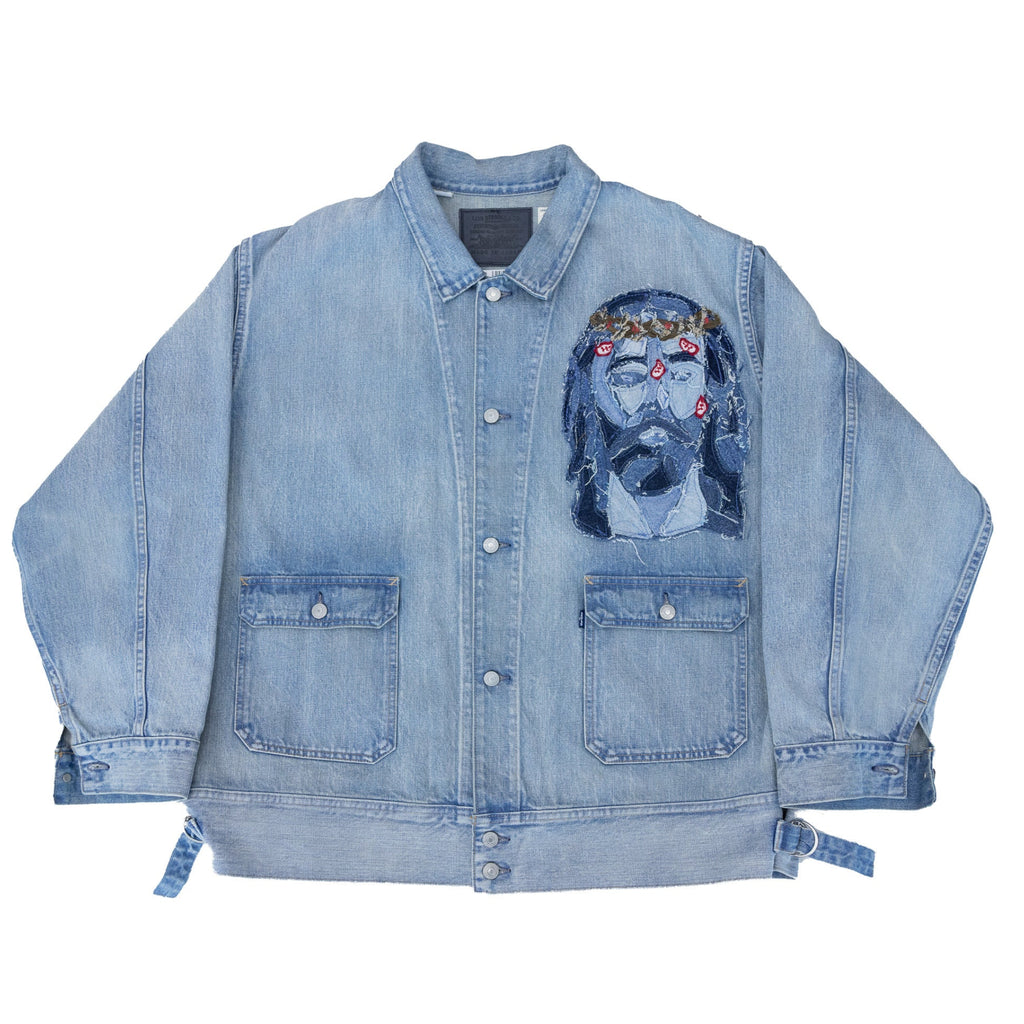 Jesus Face Levi's Jacket
