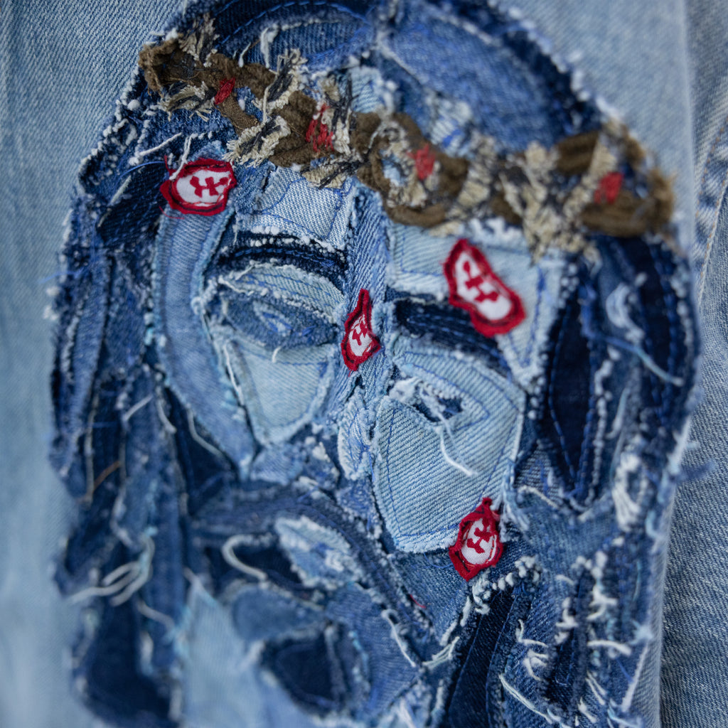 Jesus Face Levi's Jacket