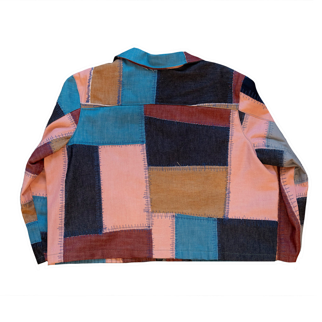 Selvedge Denim Patchwork Jacket
