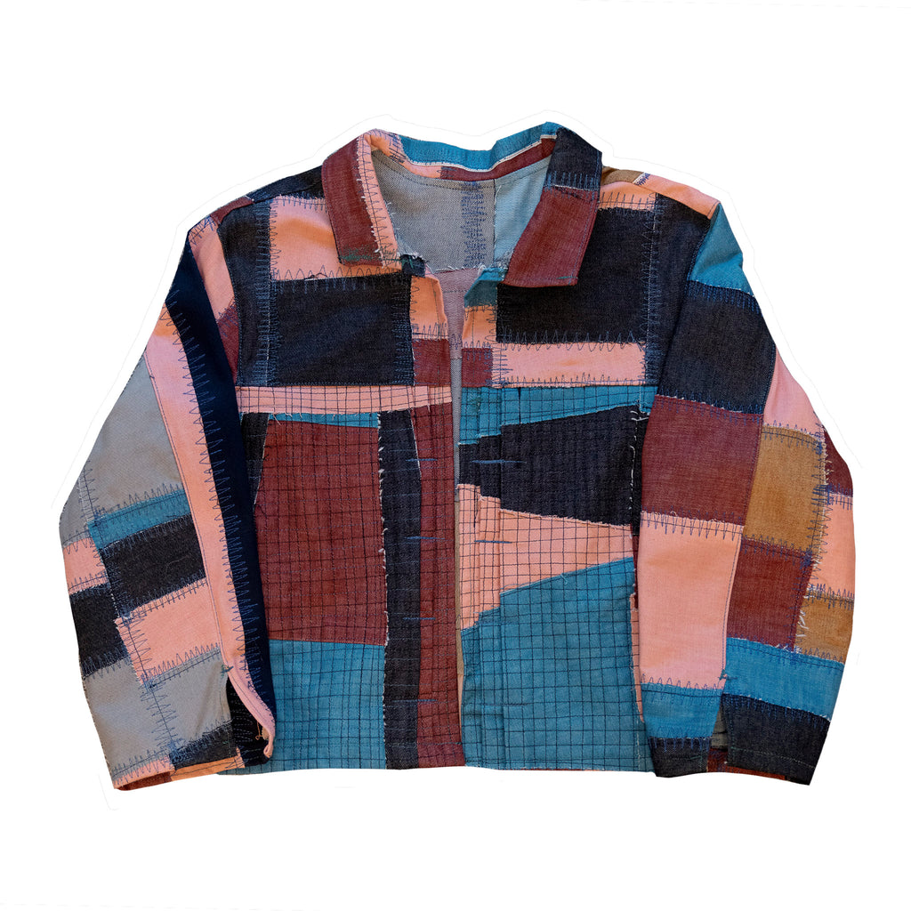 Selvedge Denim Patchwork Jacket