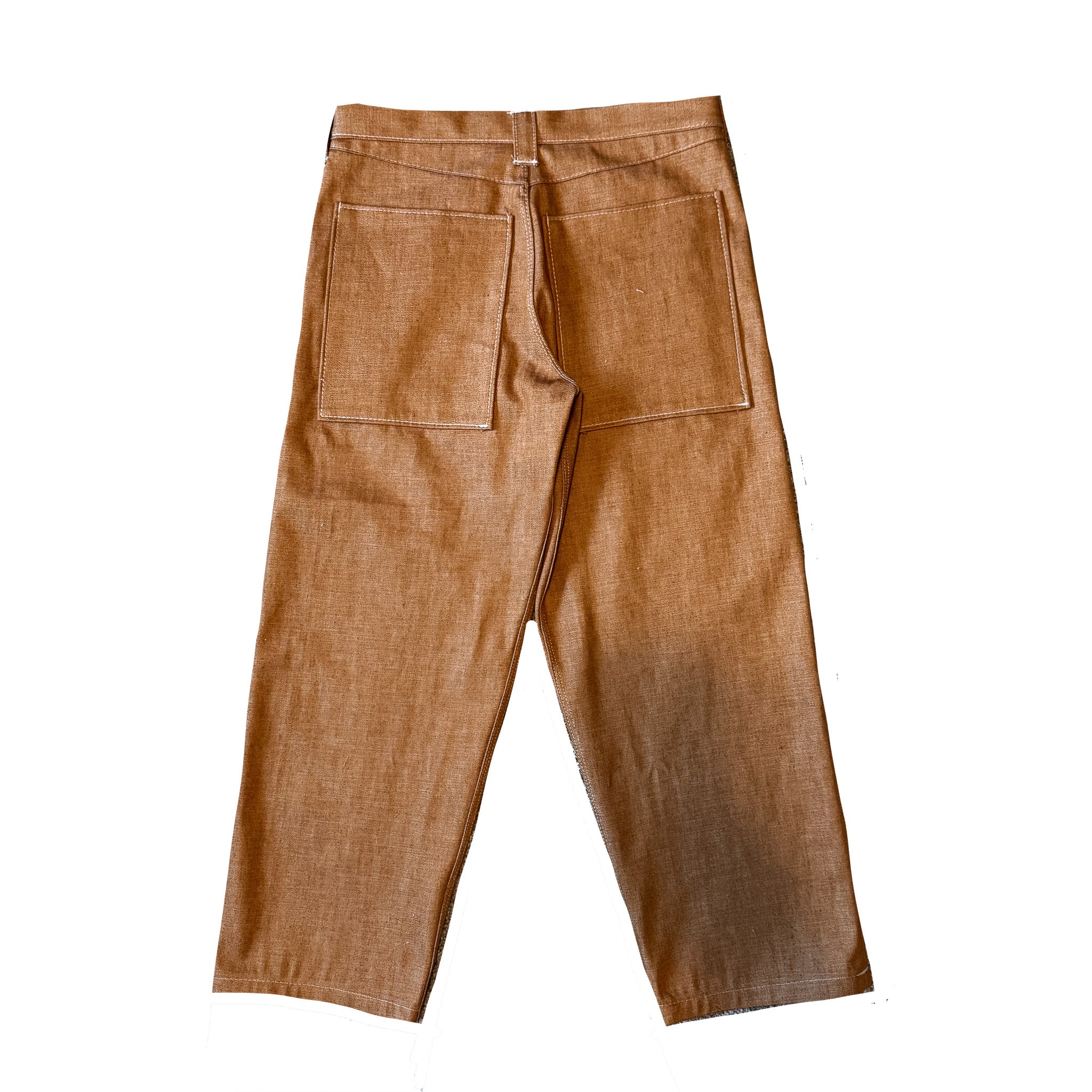 Brown Selvedge Denim Jeans